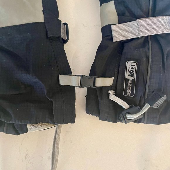 REI Black Shell Ski and Snow Sport Mittens, Unisex, Size Large - Picture 3 of 8